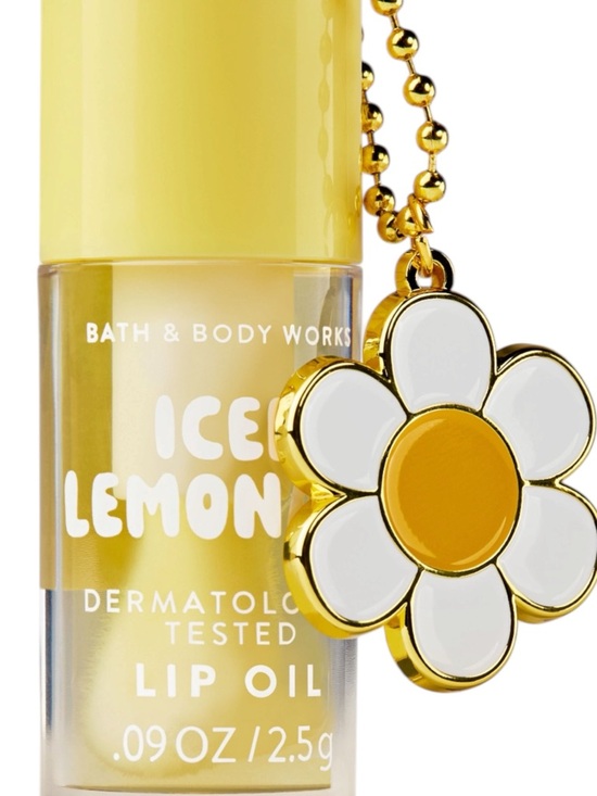 Bath & Body Works Other - NEW Bath & Body Works ICED LEMONADE Lip Oil with Daisy Charm Limited Edition